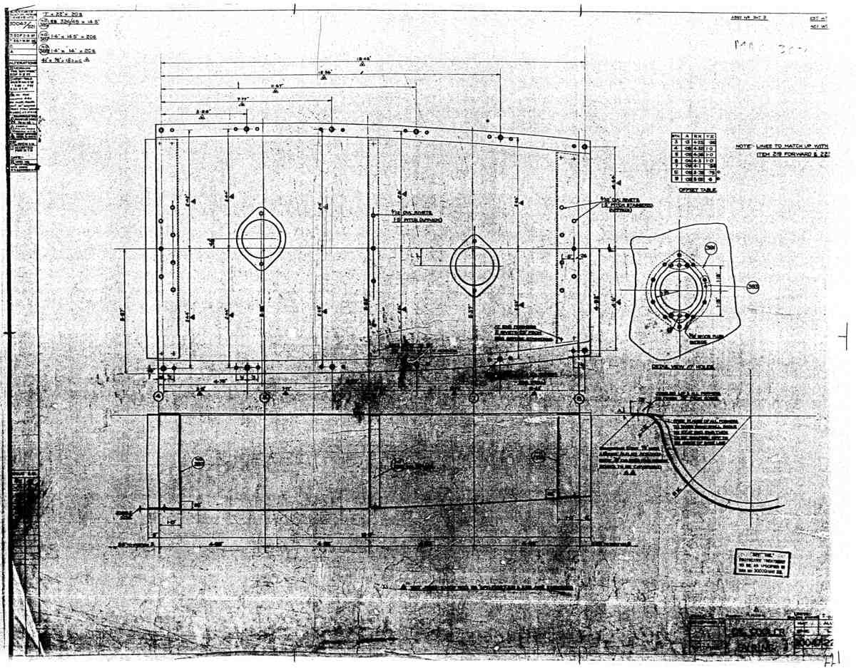 Spitfire MkI II Type 300 Blueprints 30047 221 G Oil Cooler Fairing A4 Photo Print