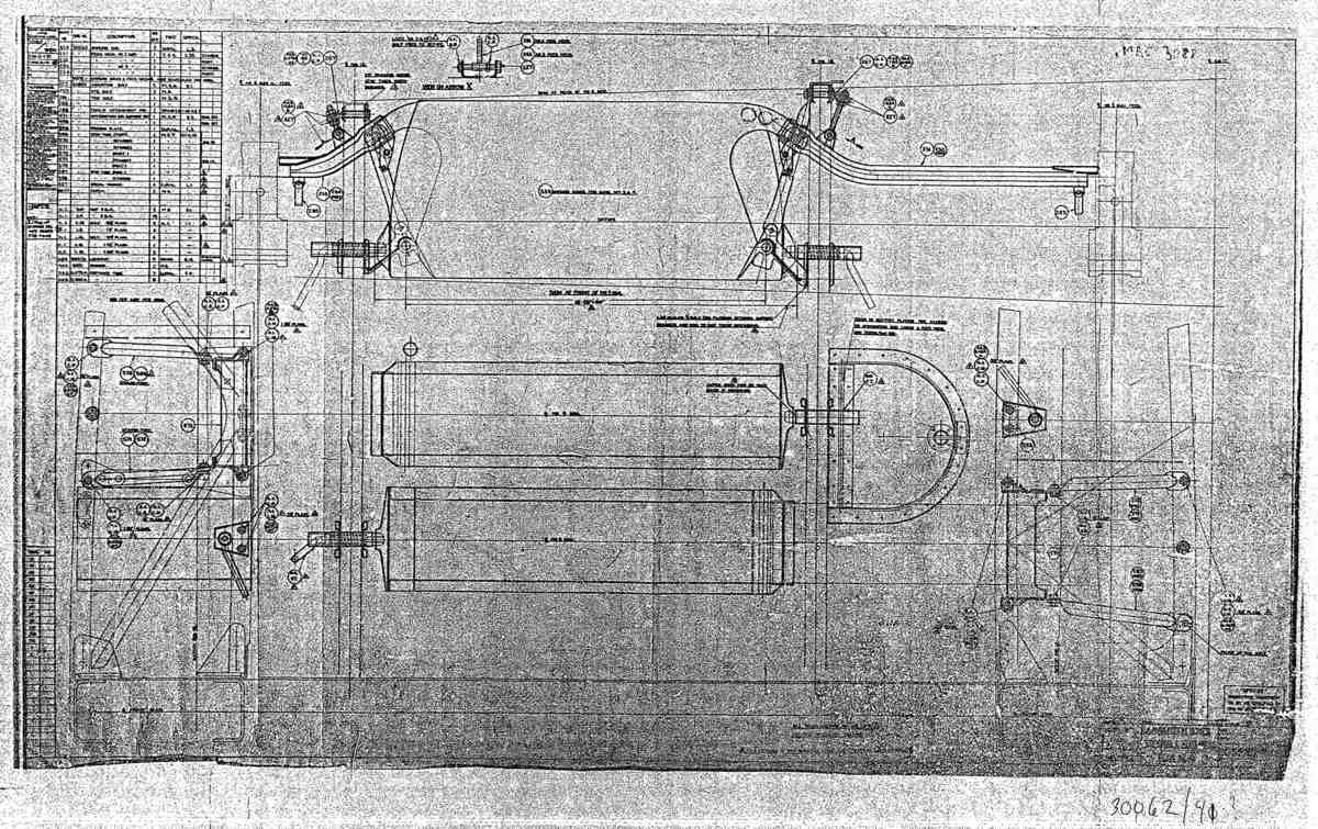 Spitfire MkI II Type 300 Blueprints 30062 41 H GA Ammunition Boxes Support & Feed Necks Guns 3&4 A4 Photo Print