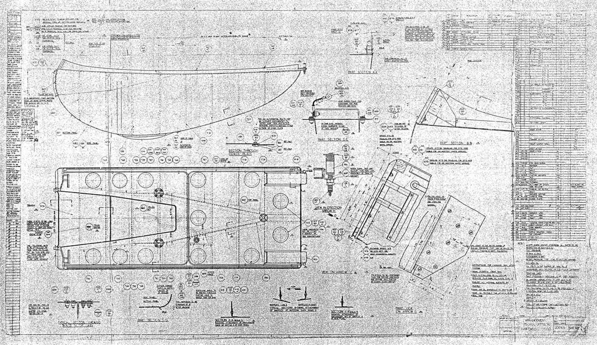 Spitfire MkI II Type 300 Blueprints 30065 42Arrangement xxx Gallon Jettison Tank A4 Photo Print