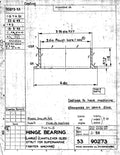 Spitfire MkIV VII Blueprints 90273 53Hinge Bearing large for cantilever oleo A4 Photo Print