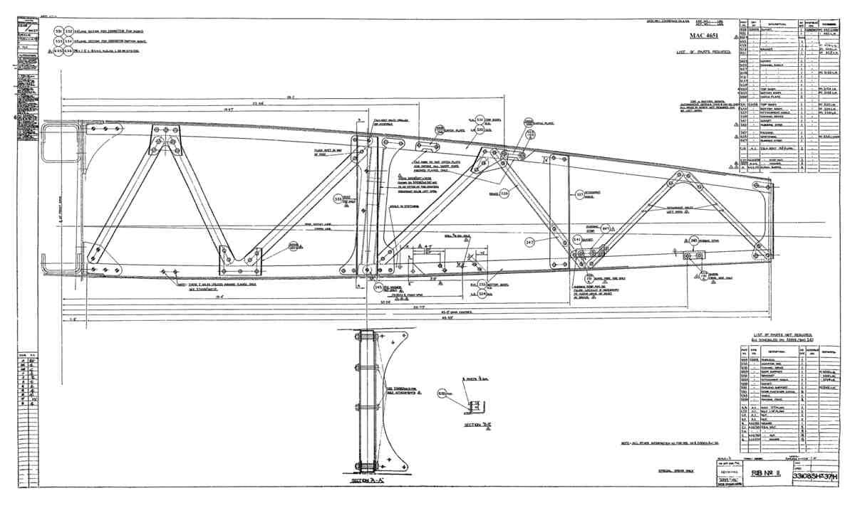 Spitfire Type 331 Mk IX Blueprints 33108 37 H Rib No 11 A4 Photo Print