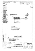 Spitfire Type 337 Mk IV Blueprints 33726 13 B Catch Spring tail wheel Oleo A4 Photo Print