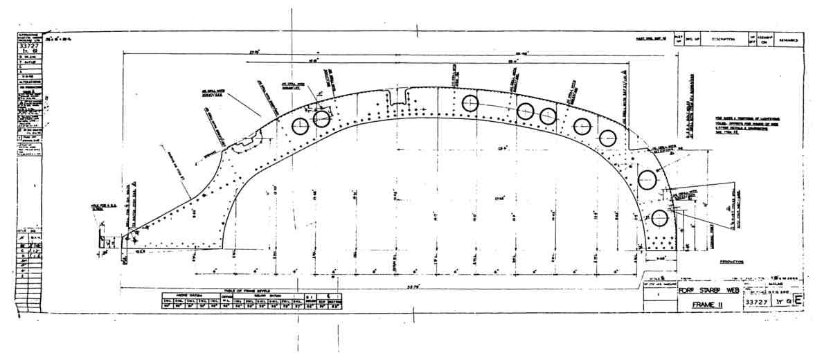 Spitfire Type 337 Mk IV Blueprints 33727 61 E Forward Starboard Web Fr 11 A4 Photo Print
