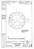 Spitfire Type 337 Mk IV Blueprints 33730 19 B Cover Plate Seating A4 Photo Print