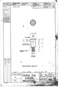 Spitfire Type 337 Mk IV Blueprints 33737 65 B Taper Pin Engine Mounting A4 Photo Print