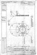 Spitfire Type 356 MK 212224 Blueprints 35647 17 B Assy of blanking plate & felt cleat A4 Photo Print
