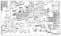 Spitfire Type 361 Mk IX Blueprints 36127 40 H Arrangement of Fuselage Plating A4 Photo Print