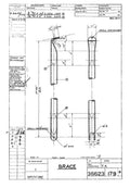 Spitfire Type 366 MKXII Blueprints 36623 179 B Brace A4 Photo Print