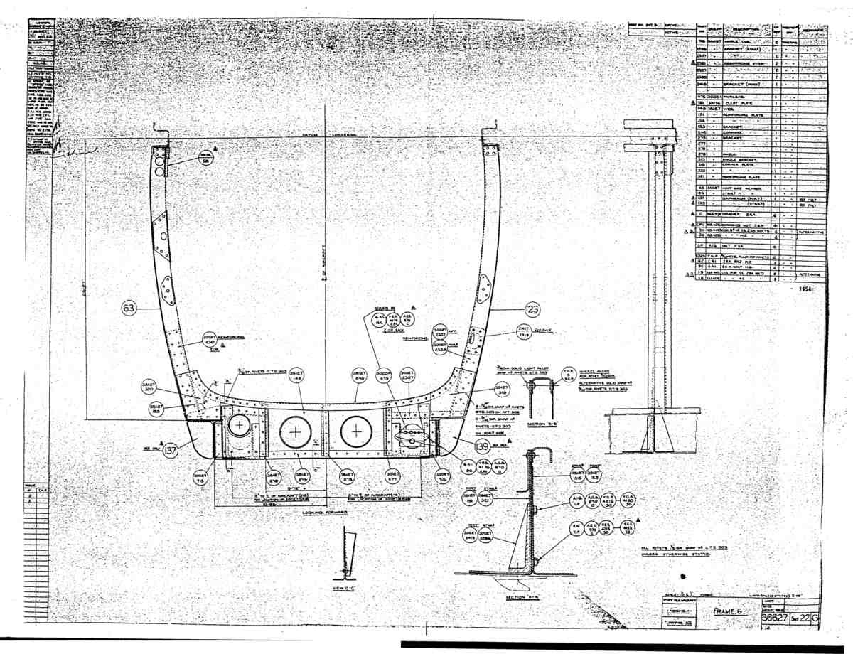 Spitfire Type 366 MKXII Blueprints 36627 22 G Frame 6 A4 Photo Print