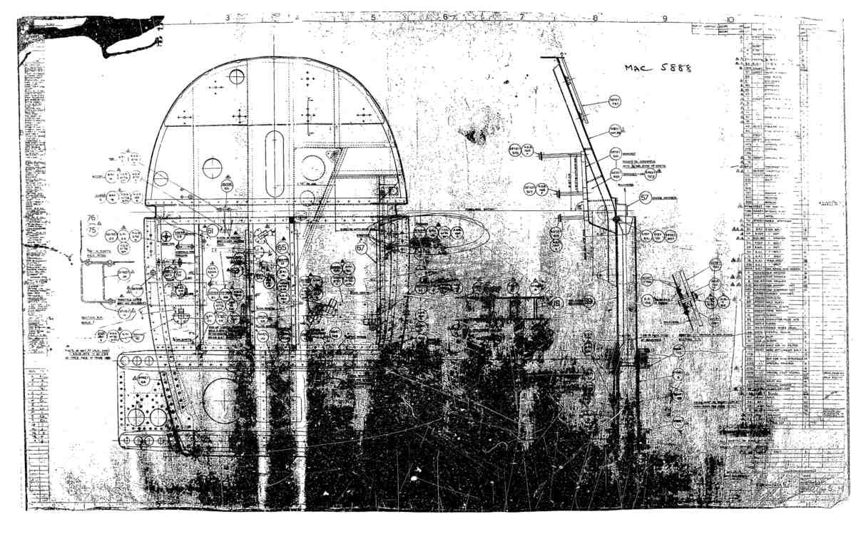 Spitfire Type 369 MKXIV Blueprints 36927 5 H Bulkhead 5 A4 Photo Print