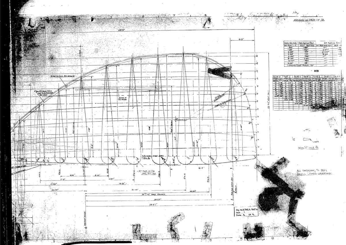 Spitfire Type 379 MKXIV Blueprints 37923 4  Unknown A4 Photo Print