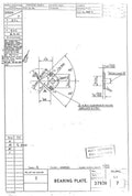 Spitfire Type 379 MKXIV Blueprints 37939 7 B Bearing Plate A4 Photo Print