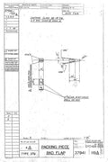 Spitfire Type 379 MKXIV Blueprints 37941 119 B Packing Piece Rad Flap A4 Photo Print