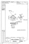 Spitfire Type 379 MKXIV Blueprints 37941 169Hinge Attachment Bracket A4 Photo Print