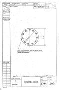 Spitfire Type 379 MKXIV Blueprints 37941 203 B Handhole Cover A4 Photo Print
