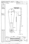 Spitfire Type 379 MKXIV Blueprints 37941 79 B Radiator operating Lever Starboard A4 Photo Print