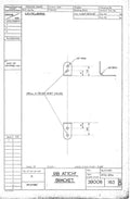 Spitfire Type 390 Mk XIX Blueprints 39008 163 B Rib Attachment Bracket A4 Photo Print