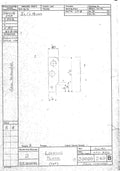Spitfire Type 390 Mk XIX Blueprints 39008 249 B Locking Plate Top A4 Photo Print