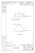 Spitfire Type 390 Mk XIX Blueprints 39008 307 B Bracket A4 Photo Print