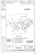 Spitfire Type 390 Mk XIX Blueprints 39008 309 B Doubler Rib5 Starboard only A4 Photo Print
