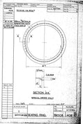 Spitfire Type 390 Mk XIX Blueprints 39008 409 B Seating Ring A4 Photo Print