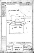 Spitfire Type 390 Mk XIX Blueprints 39008 49 B Fairlead Rib5 A4 Photo Print