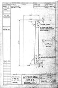 Spitfire Type 390 Mk XIX Blueprints 39027 101102 B Intercostal No 3 6 frame 12 13 A4 Photo Print