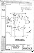 Spitfire Type 390 Mk XIX Blueprints 39027 197 B Buttstrap Frame 13 A4 Photo Print