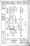 Spitfire Type 390 Mk XIX Blueprints 39027 21 B Attachment Fitting A4 Photo Print