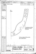 Spitfire Type 390 Mk XIX Blueprints 39027 263 B Frame Pressing Frame 18 Starboard A4 Photo Print