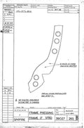 Spitfire Type 390 Mk XIX Blueprints 39027 265 B Frame Pressing Frame 17 Starboard A4 Photo Print