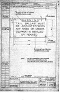 Spitfire Type 390 Mk XIX Blueprints 39027 279 B Direction Plate A4 Photo Print