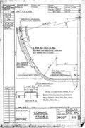 Spitfire Type 390 Mk XIX Blueprints 39027 339 B Coaming Frame 8 A4 Photo Print