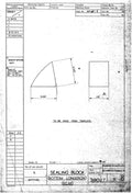 Spitfire Type 390 Mk XIX Blueprints 39027 7 B Sealing Block Bottom Longeron Rear A4 Photo Print