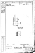 Spitfire Type 390 Mk XIX Blueprints 39033 53 B Gland Nut A4 Photo Print