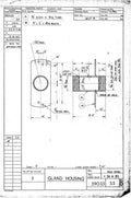 Spitfire Type 390 Mk XIX Blueprints 39033 55 B Gland Housing A4 Photo Print