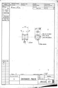 Spitfire Type 390 Mk XIX Blueprints 39033 57 B Distance Piece A4 Photo Print