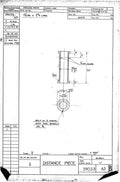 Spitfire Type 390 Mk XIX Blueprints 39033 63 B Distance Piece A4 Photo Print