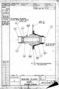 Spitfire Type 390 Mk XIX Blueprints 39033 9 B Sealing Gland Assembly rudder cables A4 Photo Print
