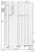 Spitfire Type 390 Mk XIX Blueprints 39035 A1 Schedule of Seating A4 Photo Print