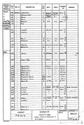 Spitfire Type 390 Mk XIX Blueprints 39035 C4 Schedule of Seating A4 Photo Print