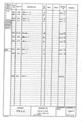 Spitfire Type 390 Mk XIX Blueprints 39035 J2 Schedule of seating A4 Photo Print