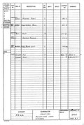 Spitfire Type 390 Mk XIX Blueprints 39035 K1 Schedule of seating A4 Photo Print