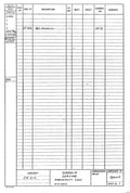 Spitfire Type 390 Mk XIX Blueprints 39035 L1 Schedule of Seating A4 Photo Print