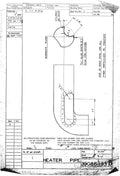 Spitfire Type 390 Mk XIX Blueprints 39086 193 B Heater Pipe A4 Photo Print