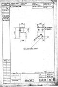 Spitfire Type 390 Mk XIX Blueprints 39086 49 B Bracket A4 Photo Print