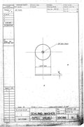 Spitfire Type 390 Mk XIX Blueprints 39086 9 B Sealing Washer spill valve A4 Photo Print