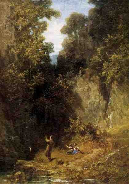 Spitzweg Carl The Angler A4 Photo Print