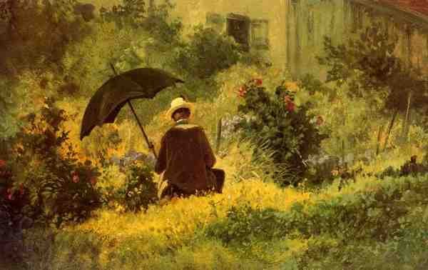 Spitzweg Carl The Botanist A4 Photo Print