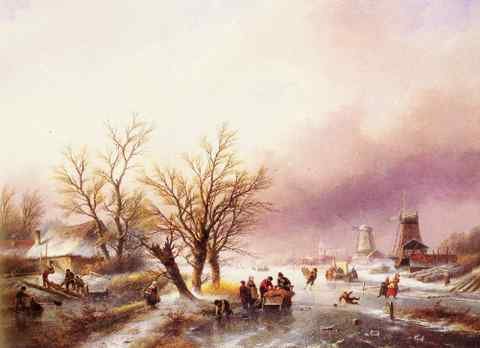 Spohler Jan A Winter Landscape A4 Photo Print